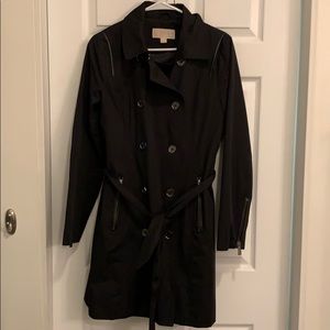 Michael Michael Kors Black Trench Coat